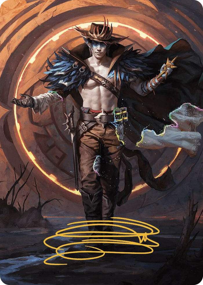 Oko, the Ringleader Art Card (29/54) (Gold-Stamped Signature) #29 S - Art Series: Outlaws of Thunder Junction Pokemon card