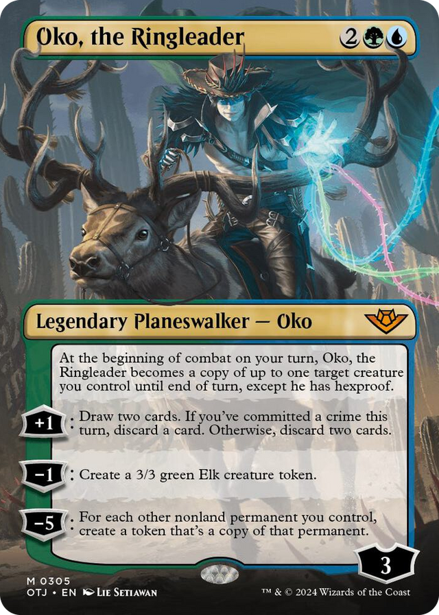 0305 Oko, the Ringleader (Borderless) M Outlaws of Thunder Junction