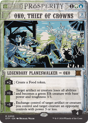0050 Oko, Thief of Crowns M Outlaws of Thunder Junction: Breaking News