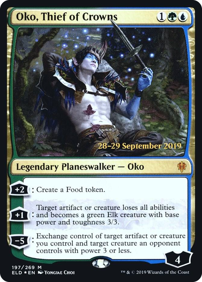 0197 Oko, Thief of Crowns M Prerelease Cards