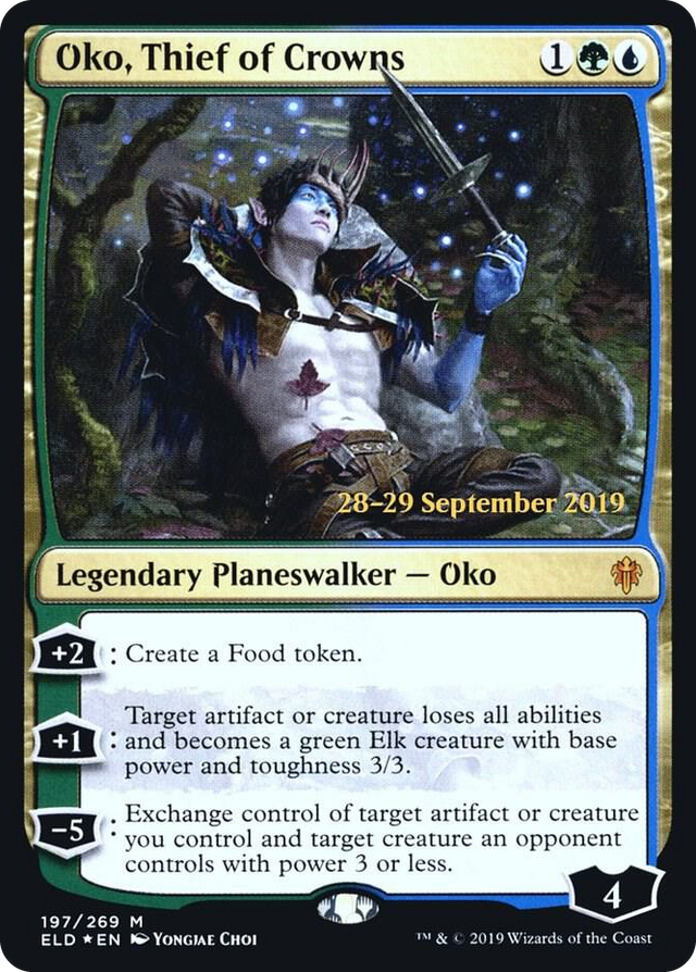 0197 Oko, Thief of Crowns M Prerelease Cards