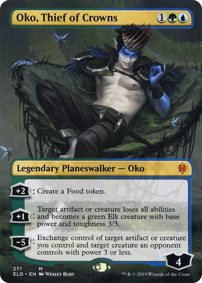 0271 Oko, Thief of Crowns (Borderless) M Throne of Eldraine
