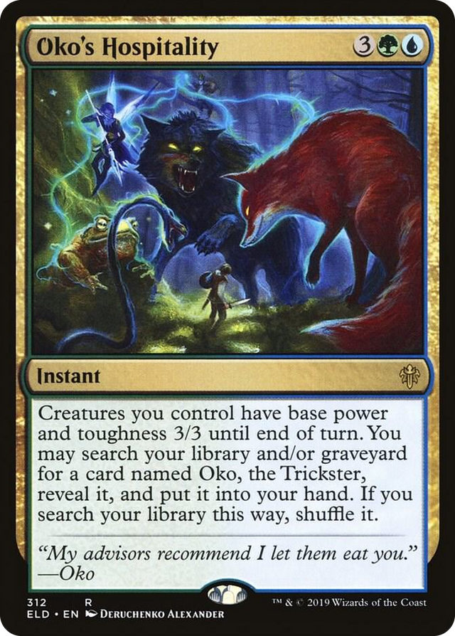 0312 Oko's Hospitality R Throne of Eldraine