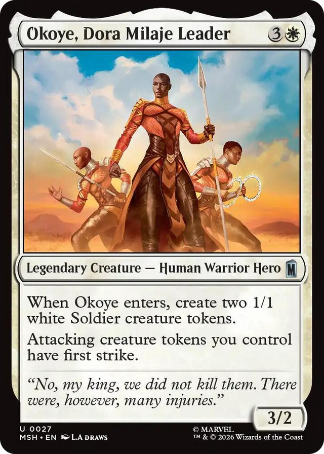 0027 Okoye, Dora Milaje Leader U Marvel Super Heroes