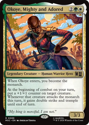 0089 Okoye, Mighty and Adored R Commander: Marvel Super Heroes