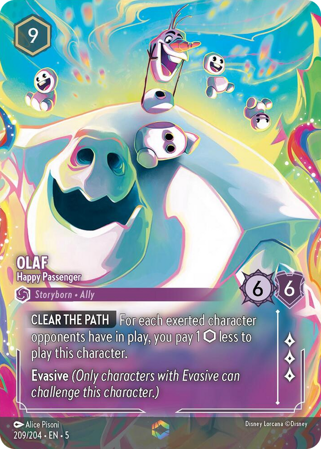 0209 Olaf - Happy Passenger (Enchanted) Enchanted Shimmering Skies