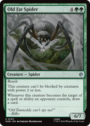 0132 Old Fat Spider U The Hobbit