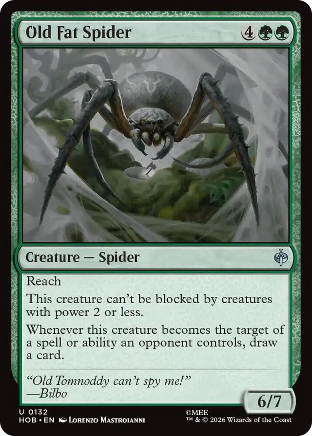 0132 Old Fat Spider U The Hobbit