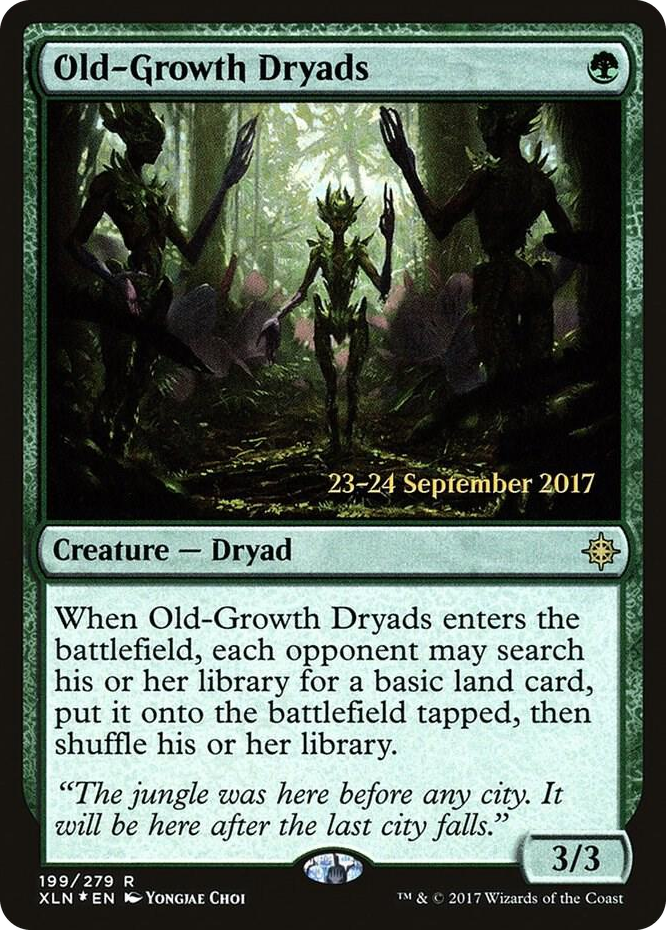 0199 Old-Growth Dryads R Prerelease Cards