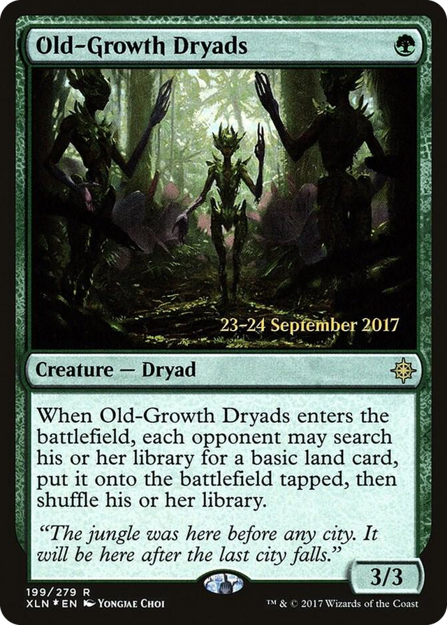 0199 Old-Growth Dryads R Prerelease Cards