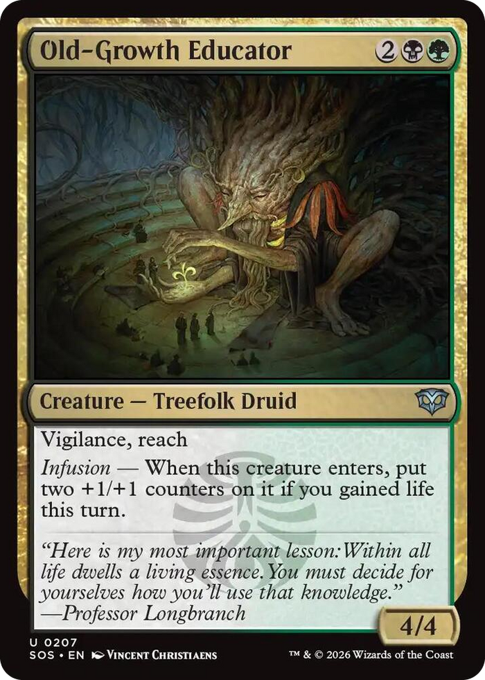 Old-Growth Educator #207 U - Secrets of Strixhaven Pokemon card