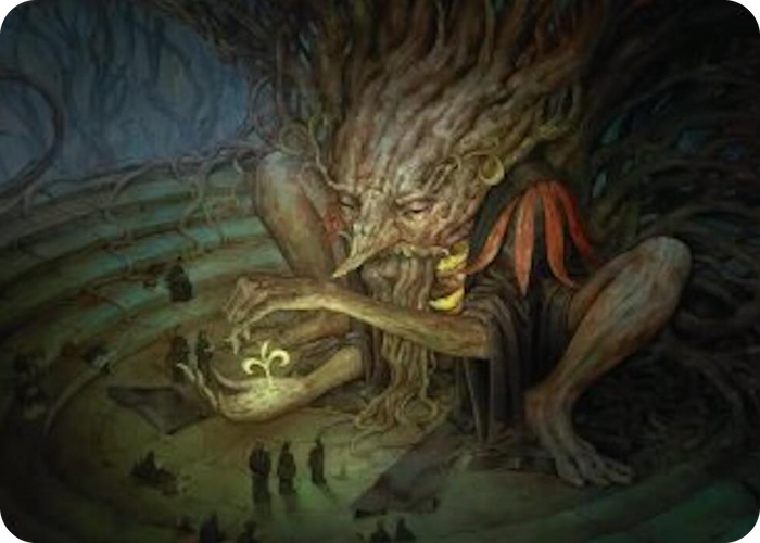 Old-Growth Educator Art Card #20 S - Art Series: Secrets of Strixhaven Pokemon card