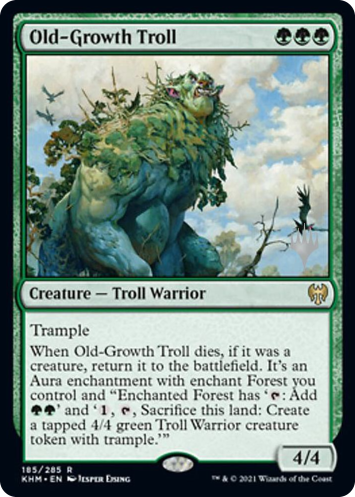 0185 Old-Growth Troll R Promo Pack: Kaldheim