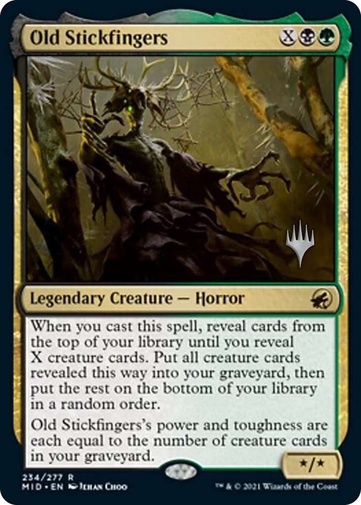 0234 Old Stickfingers R Promo Pack: Innistrad: Midnight Hunt