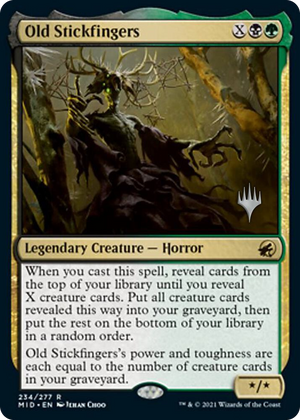 0234 Old Stickfingers R Promo Pack: Innistrad: Midnight Hunt