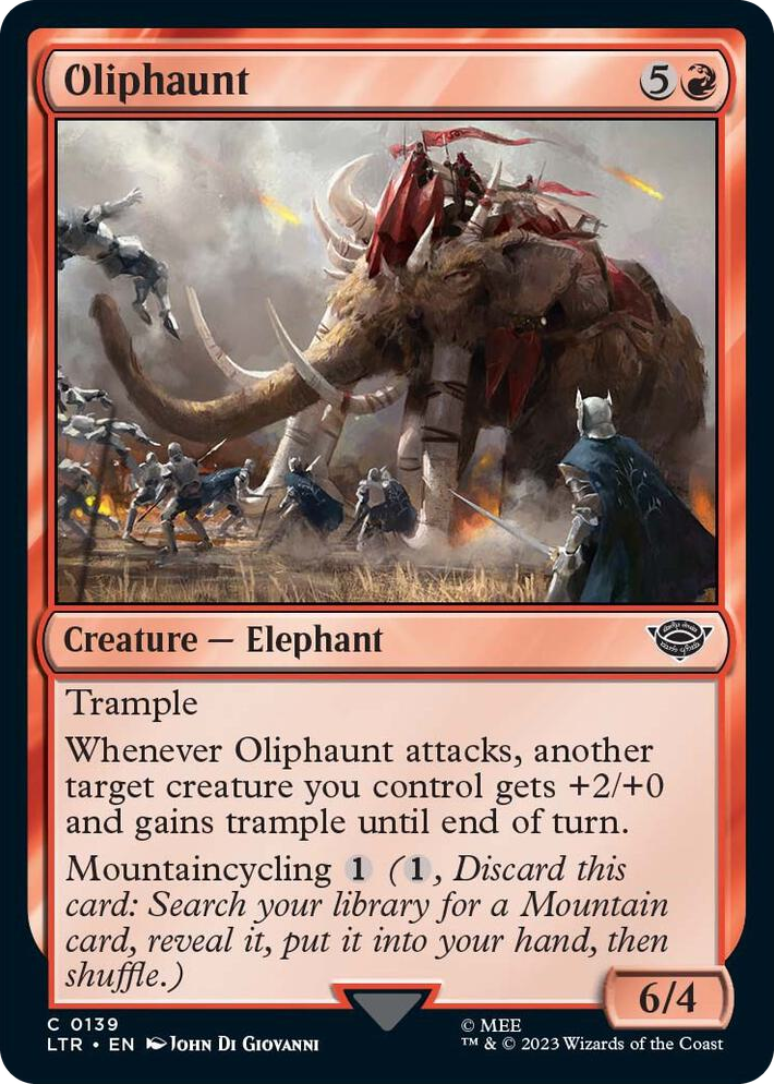 0139 Oliphaunt C Universes Beyond: The Lord of the Rings: Tales of Middle-earth