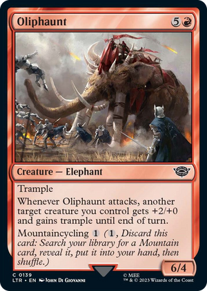 0139 Oliphaunt C Universes Beyond: The Lord of the Rings: Tales of Middle-earth