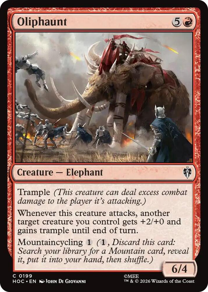 Oliphaunt #199 C - The Hobbit: Eternal-Legal Pokemon card
