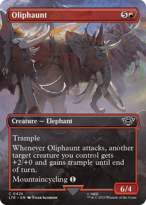 0426 Oliphaunt (Borderless) C Universes Beyond: The Lord of the Rings: Tales of Middle-earth