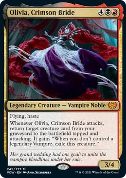 Olivia, Crimson Bride #245 M - Innistrad: Crimson Vow Pokemon card