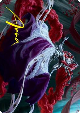 Olivia, Crimson Bride Art Card (Gold-Stamped Signature) #65 S - Art Series: Innistrad: Crimson Vow Pokemon card