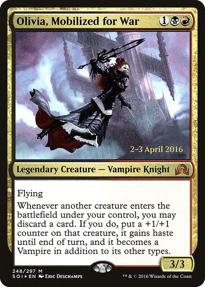 Olivia, Mobilized for War #248 M - Prerelease Cards Pokemon card