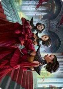 0047 Olivia's Attendants Art Card S Art Series: Innistrad: Crimson Vow
