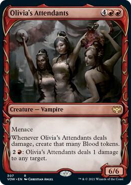 0307 Olivia's Attendants (Showcase) R Innistrad: Crimson Vow