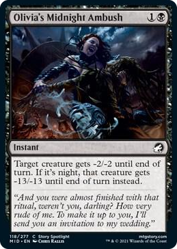 0118 Olivia's Midnight Ambush C Innistrad: Midnight Hunt