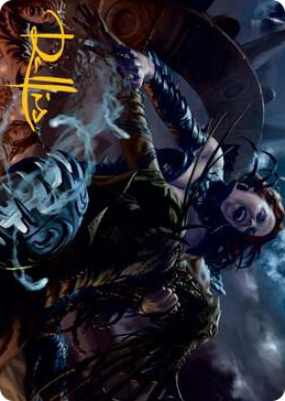 0039 Olivia's Midnight Ambush Art Card (Gold-Stamped Signature) S Art Series: Innistrad: Midnight Hunt