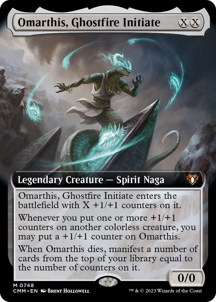 0748 Omarthis, Ghostfire Initiate (Extended Art) M Commander Masters