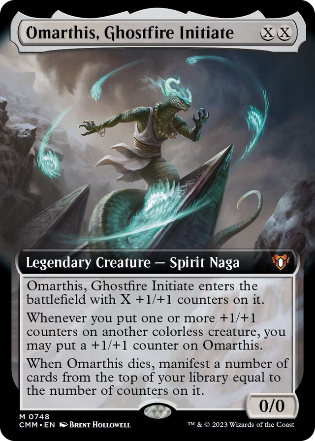 0748 Omarthis, Ghostfire Initiate (Extended Art) M Commander Masters