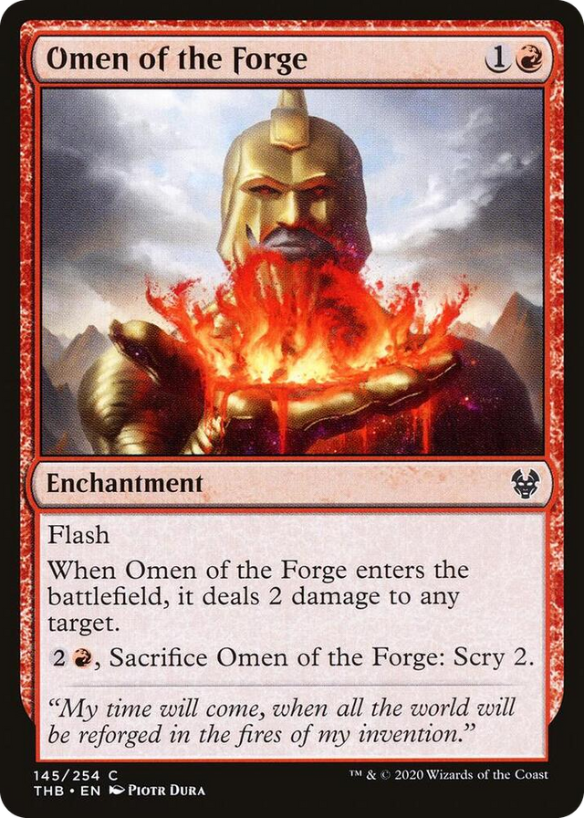 0145 Omen of the Forge C Theros Beyond Death