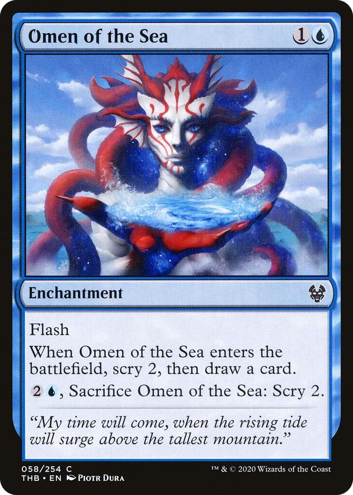 0058 Omen of the Sea C Theros Beyond Death
