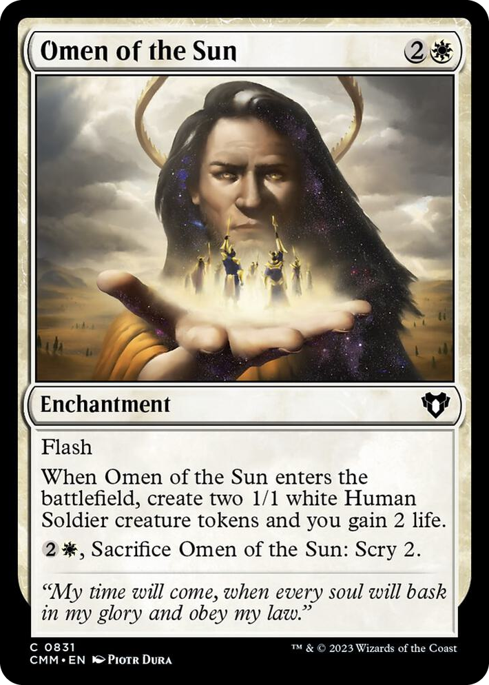 0831 Omen of the Sun C Commander Masters