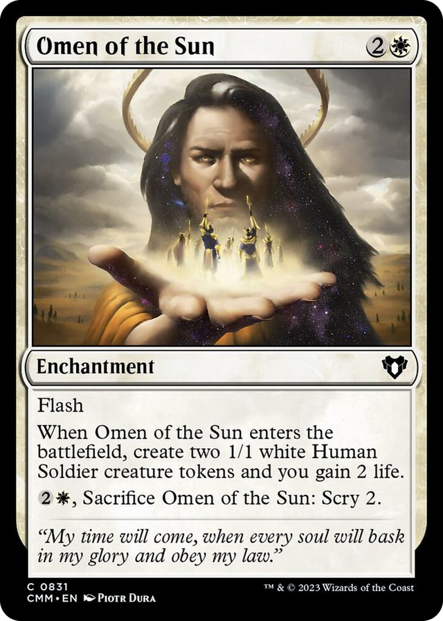0831 Omen of the Sun C Commander Masters