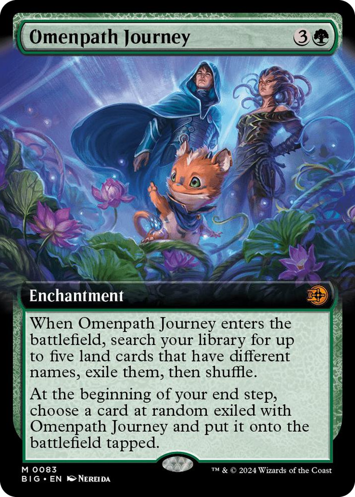 Omenpath Journey (Extended Art) #83 M - Outlaws of Thunder Junction: The Big Score Pokemon card
