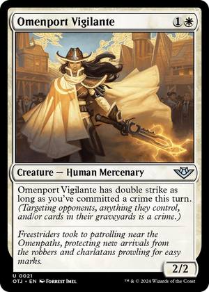 0021 Omenport Vigilante U Outlaws of Thunder Junction
