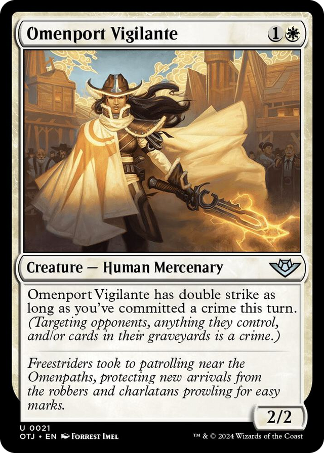 0021 Omenport Vigilante U Outlaws of Thunder Junction