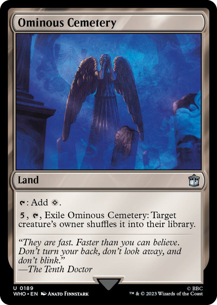 0189 Ominous Cemetery U Universes Beyond: Doctor Who