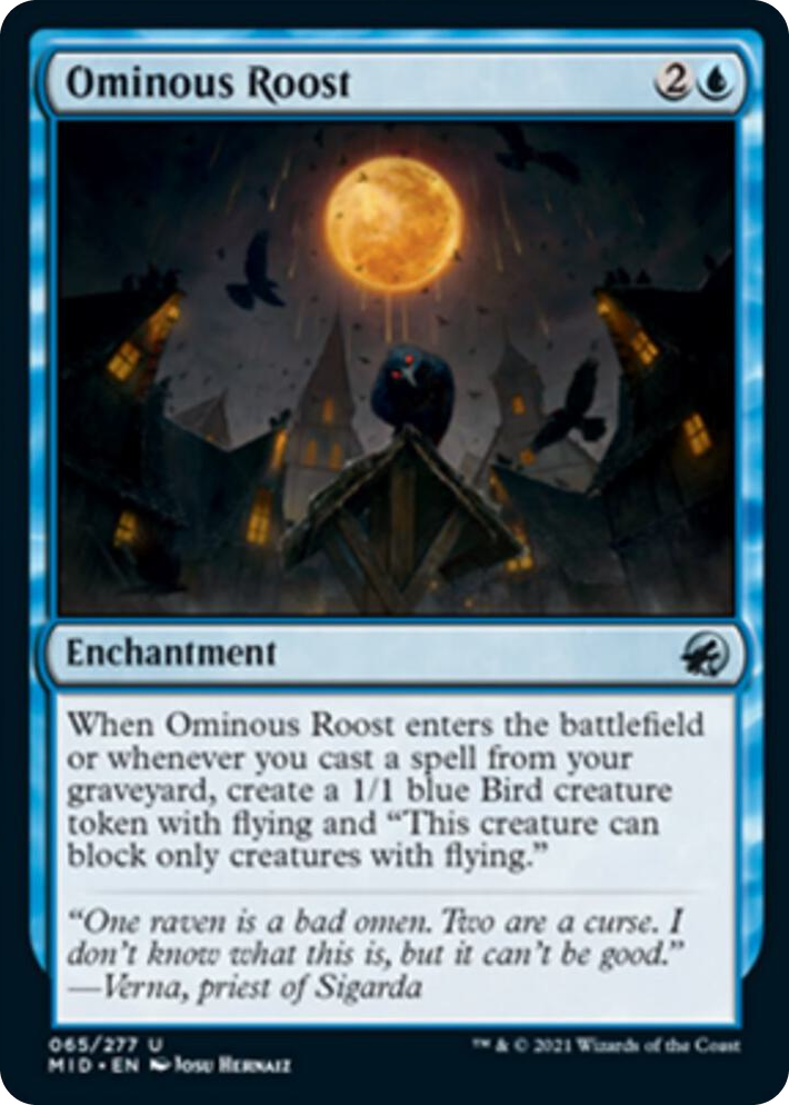 0065 Ominous Roost U Innistrad: Midnight Hunt