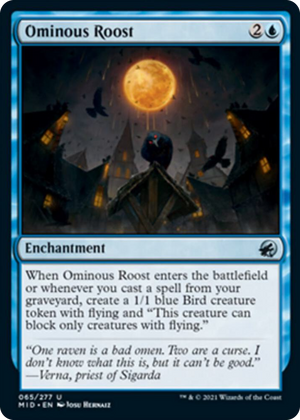 0065 Ominous Roost U Innistrad: Midnight Hunt