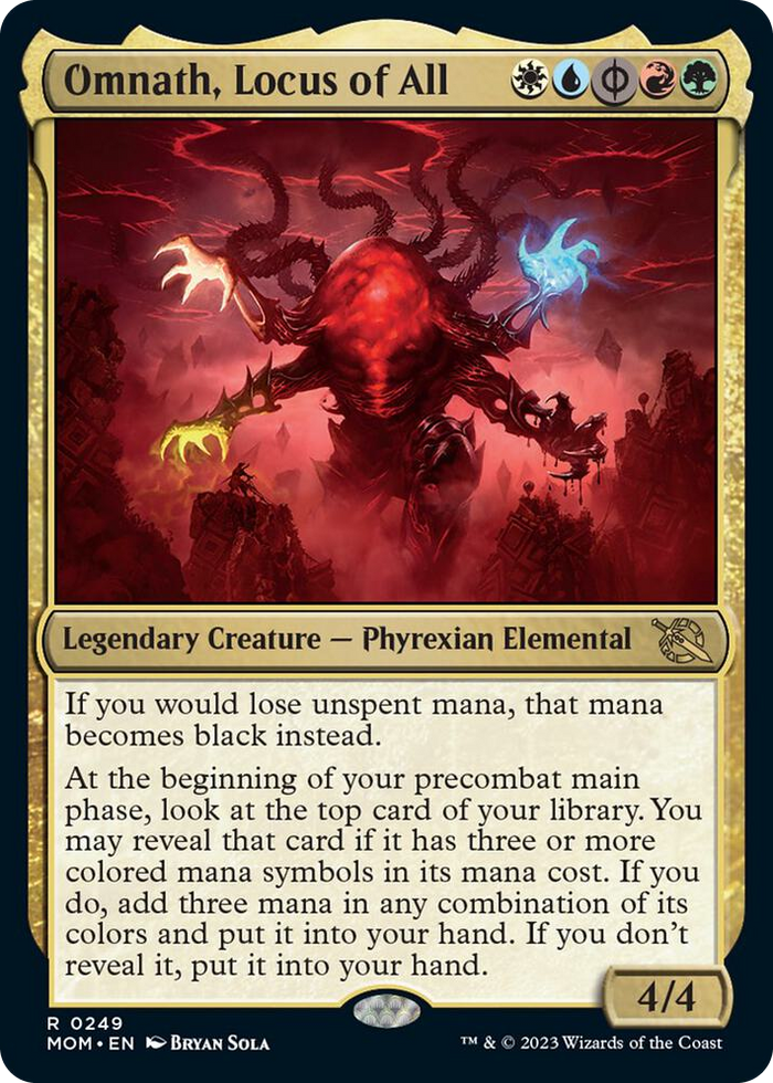 Omnath, Locus of All #249 R - March of the Machine Pokemon card