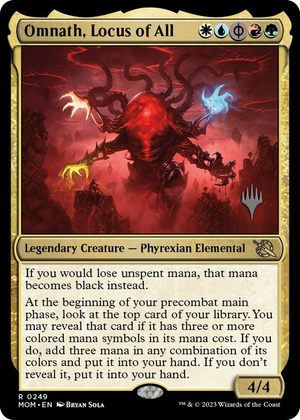 0249 Omnath, Locus of All R Promo Pack: March of the Machine