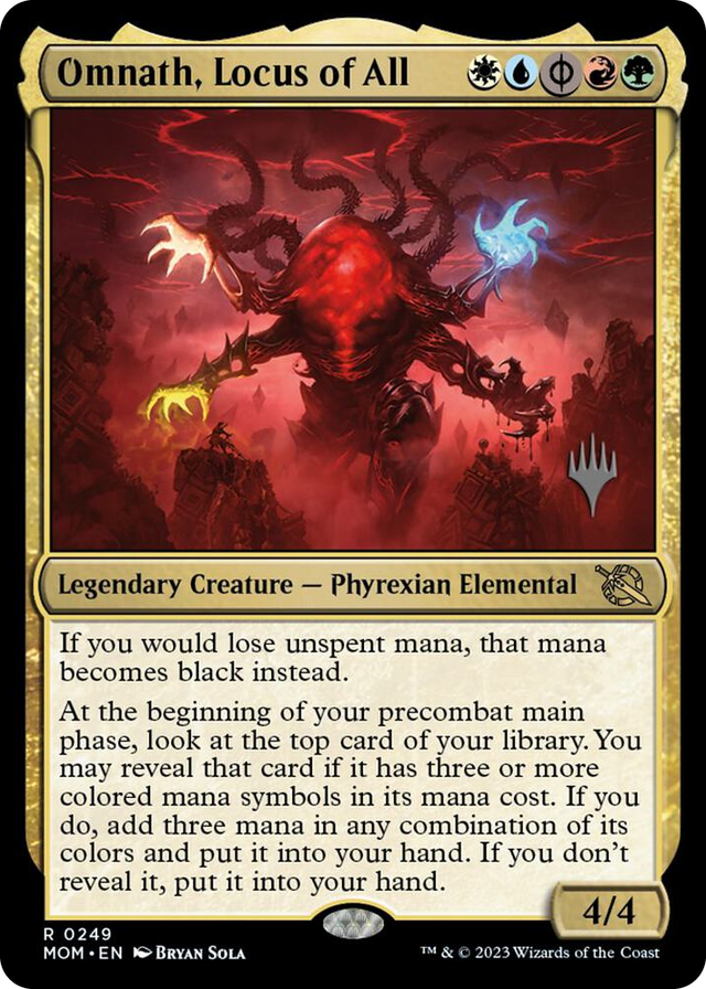0249 Omnath, Locus of All R Promo Pack: March of the Machine