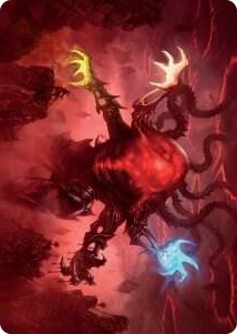 Omnath, Locus of All Art Card (51/81) #51 S - Art Series: March of the Machine Pokemon card