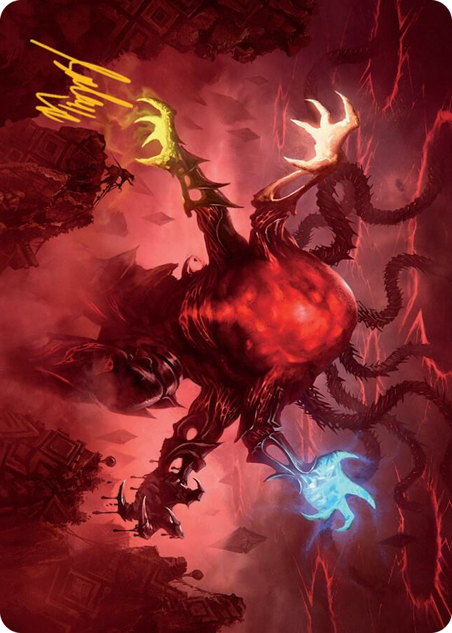 0051 Omnath, Locus of All Art Card (51/81) (Gold-Stamped Signature) S Art Series: March of the Machine