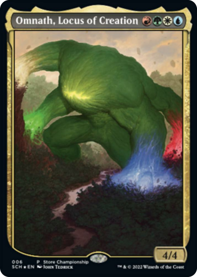 0006 Omnath, Locus of Creation P Game Day & Store Championship Promos