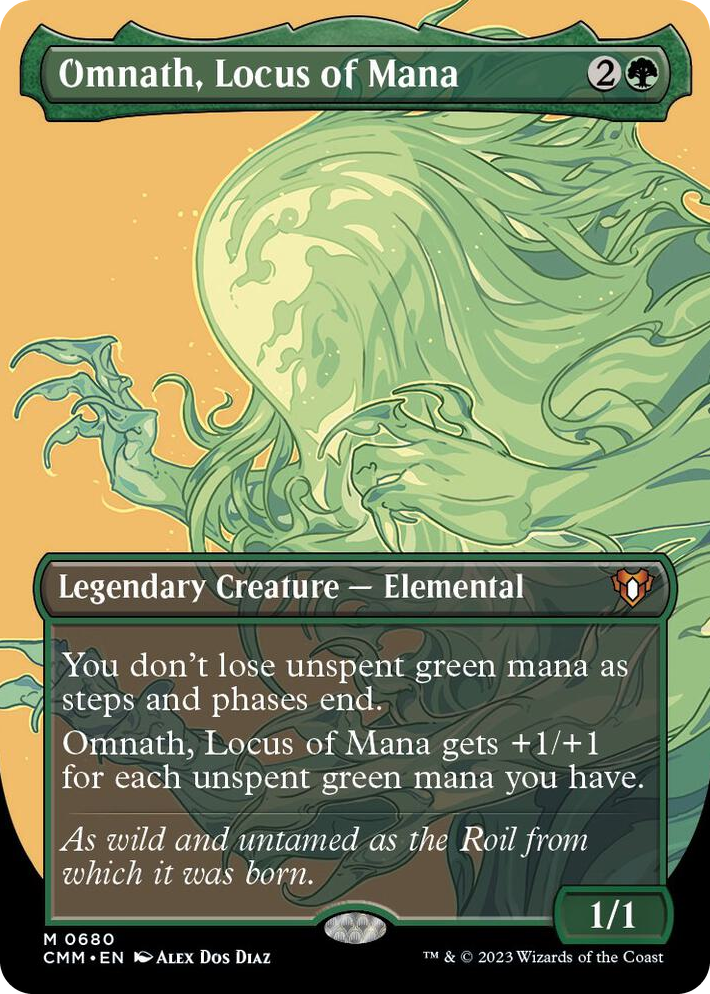 0680 Omnath, Locus of Mana (Borderless) M Commander Masters