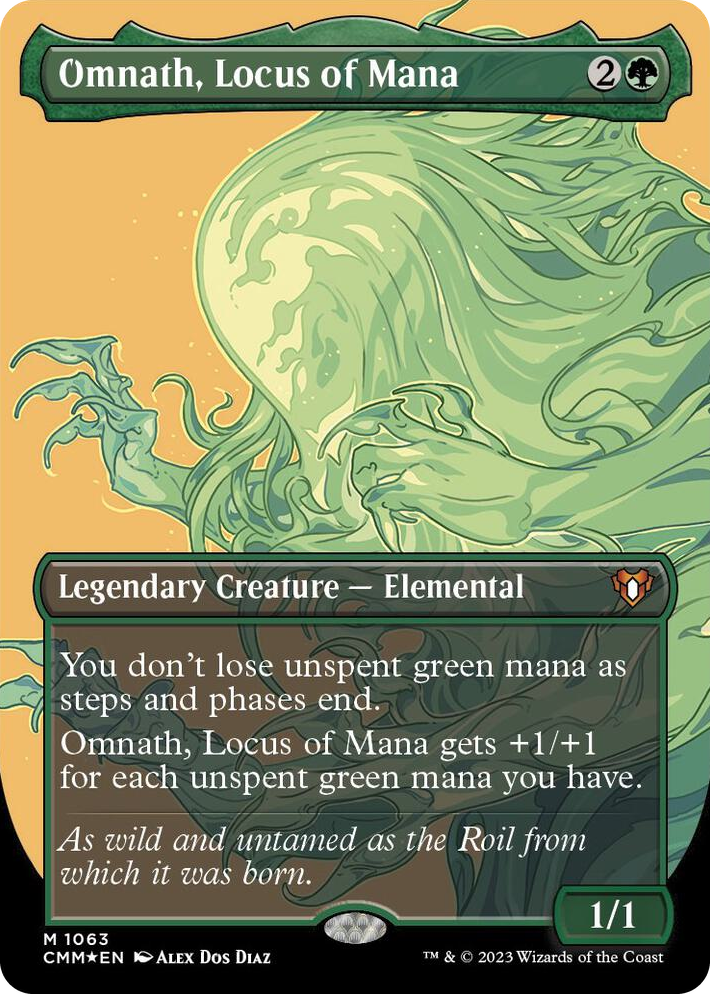 1063 Omnath, Locus of Mana (Textured Foil) M Commander Masters